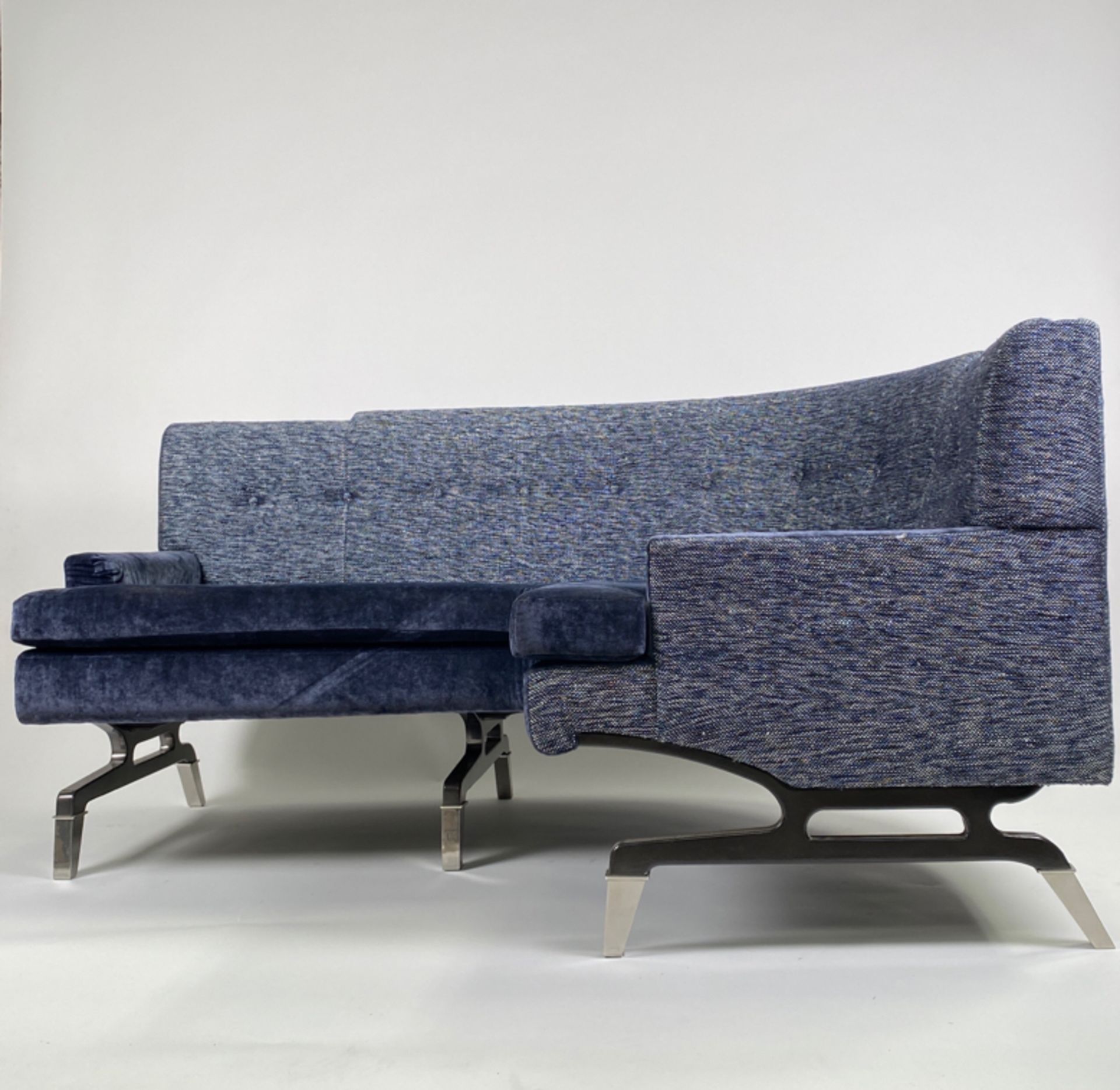 Bespoke Ben Whistler Sofa Made for The Berkeley Blue Bar - Image 3 of 11
