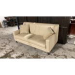 Two seater leather sofa