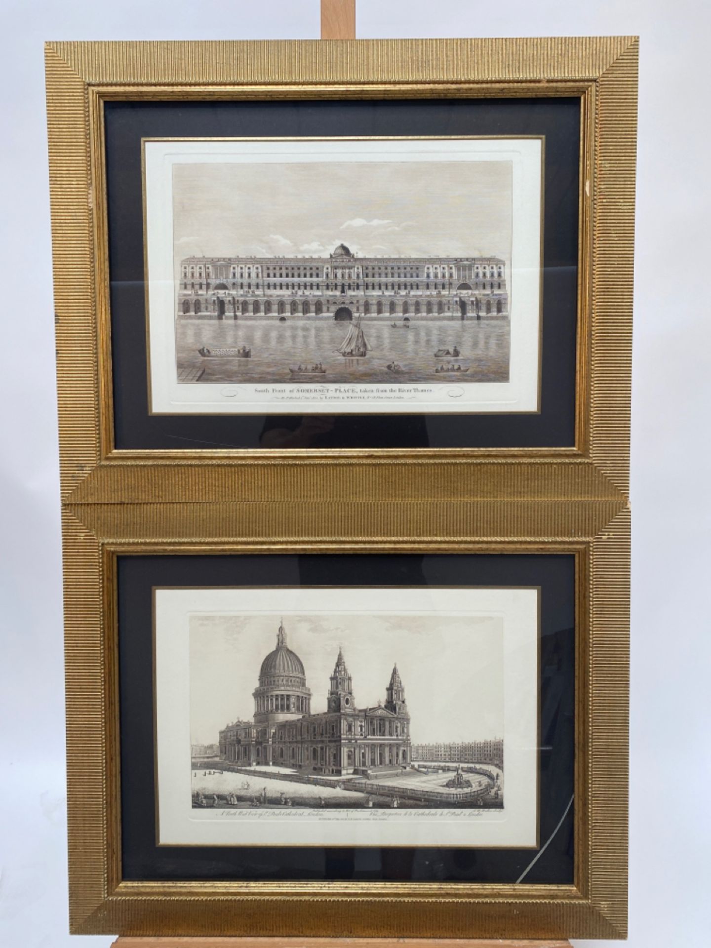 Set of 3 English Estate Lithographs