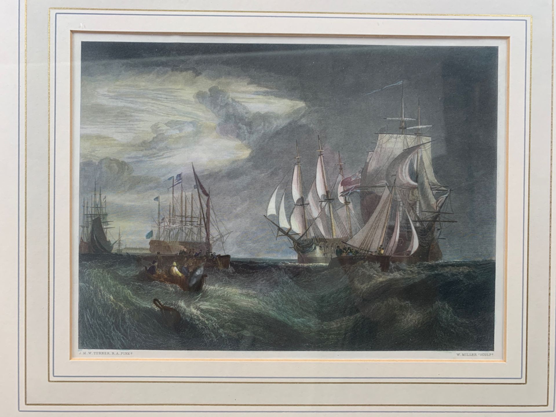 Pair of British Navy Prints - Image 2 of 6