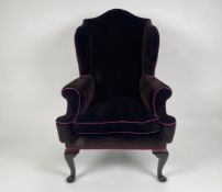 Mid-Century Upholstered Armchair