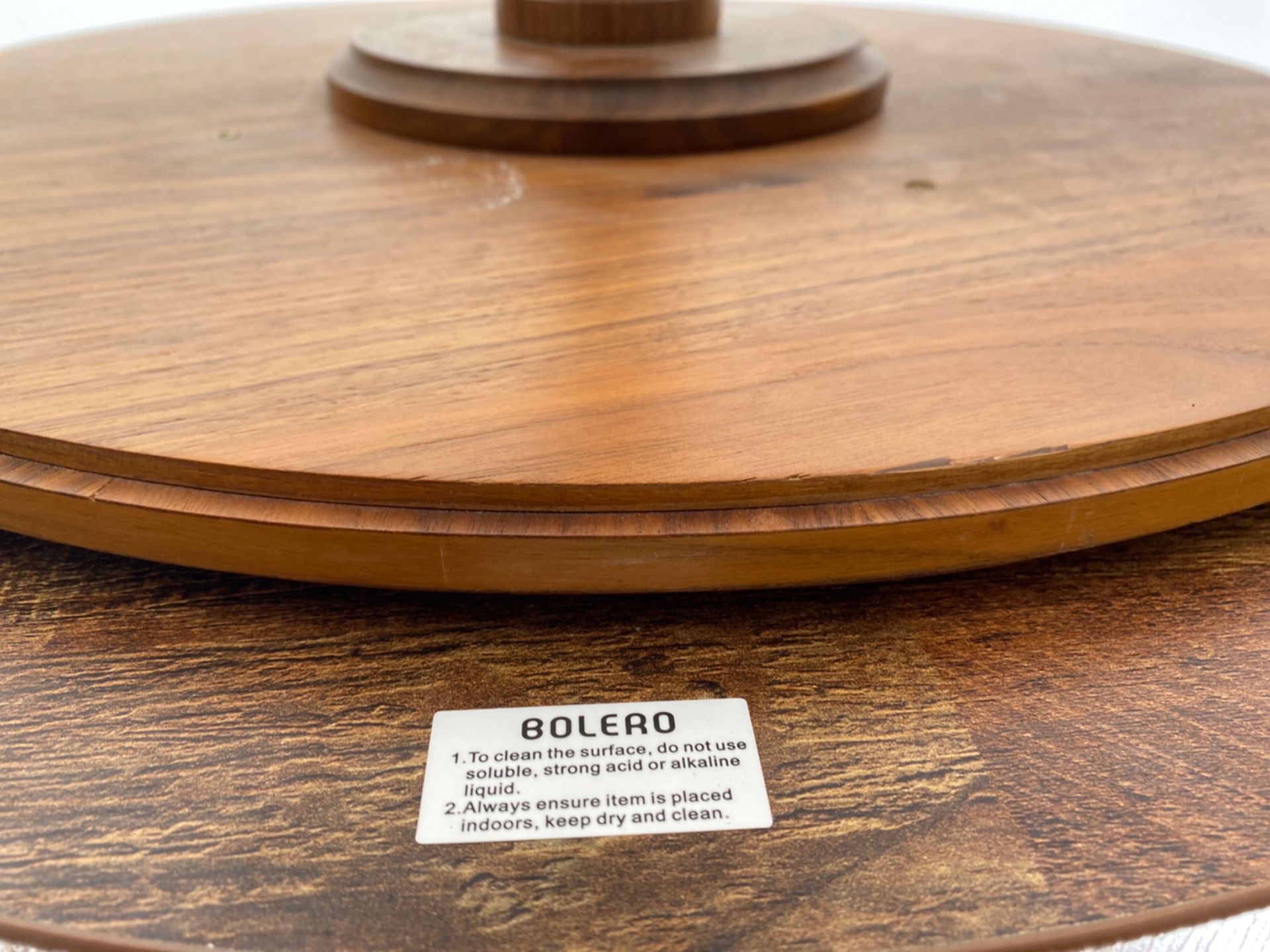 Bolero Walnut Pedestal Table - Image 4 of 4