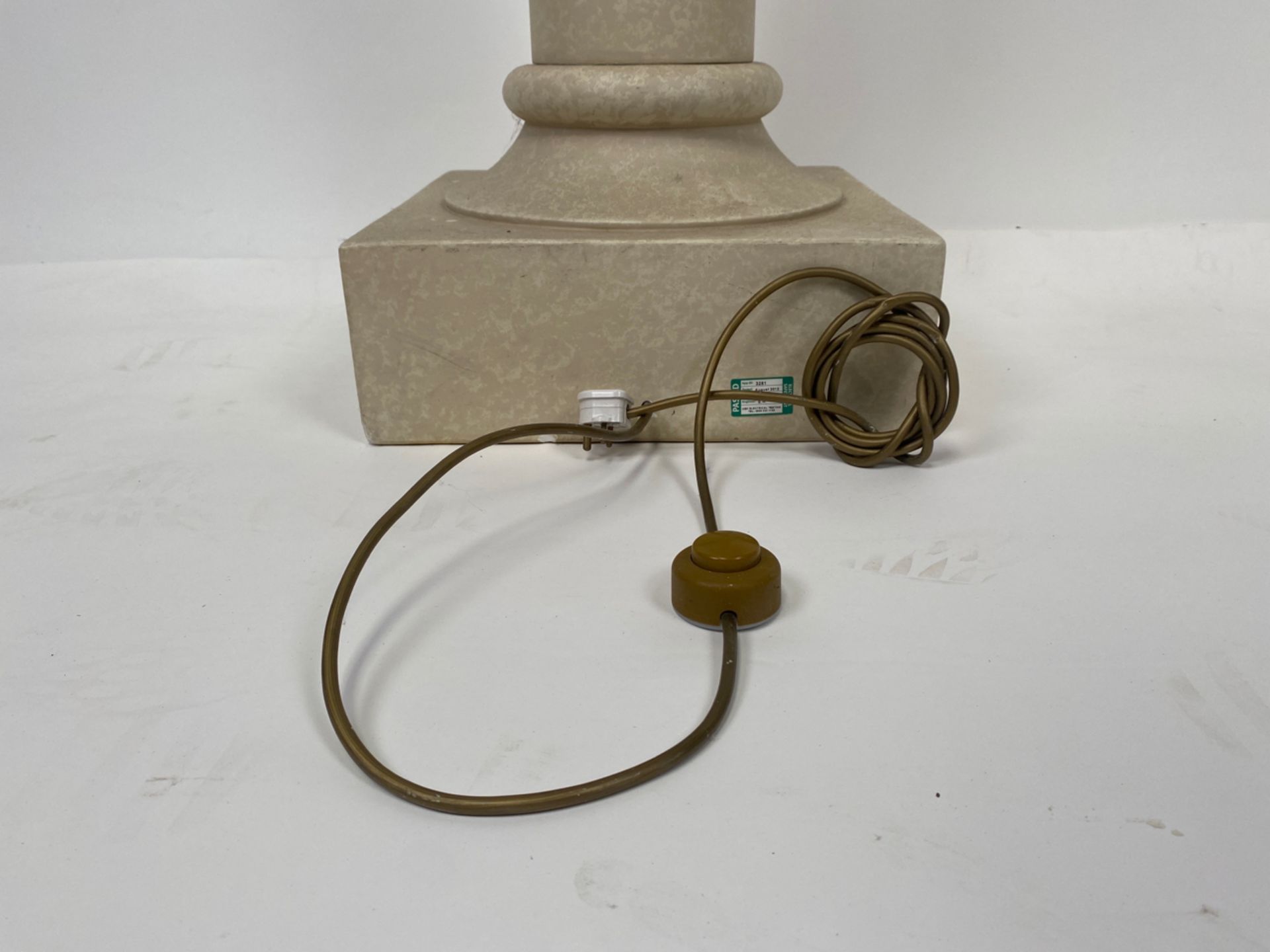 Fibreglass Column Floor Lamp - Image 4 of 4