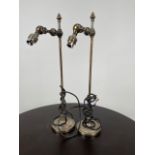 Set of 4 Adjustable Library Table Lamps