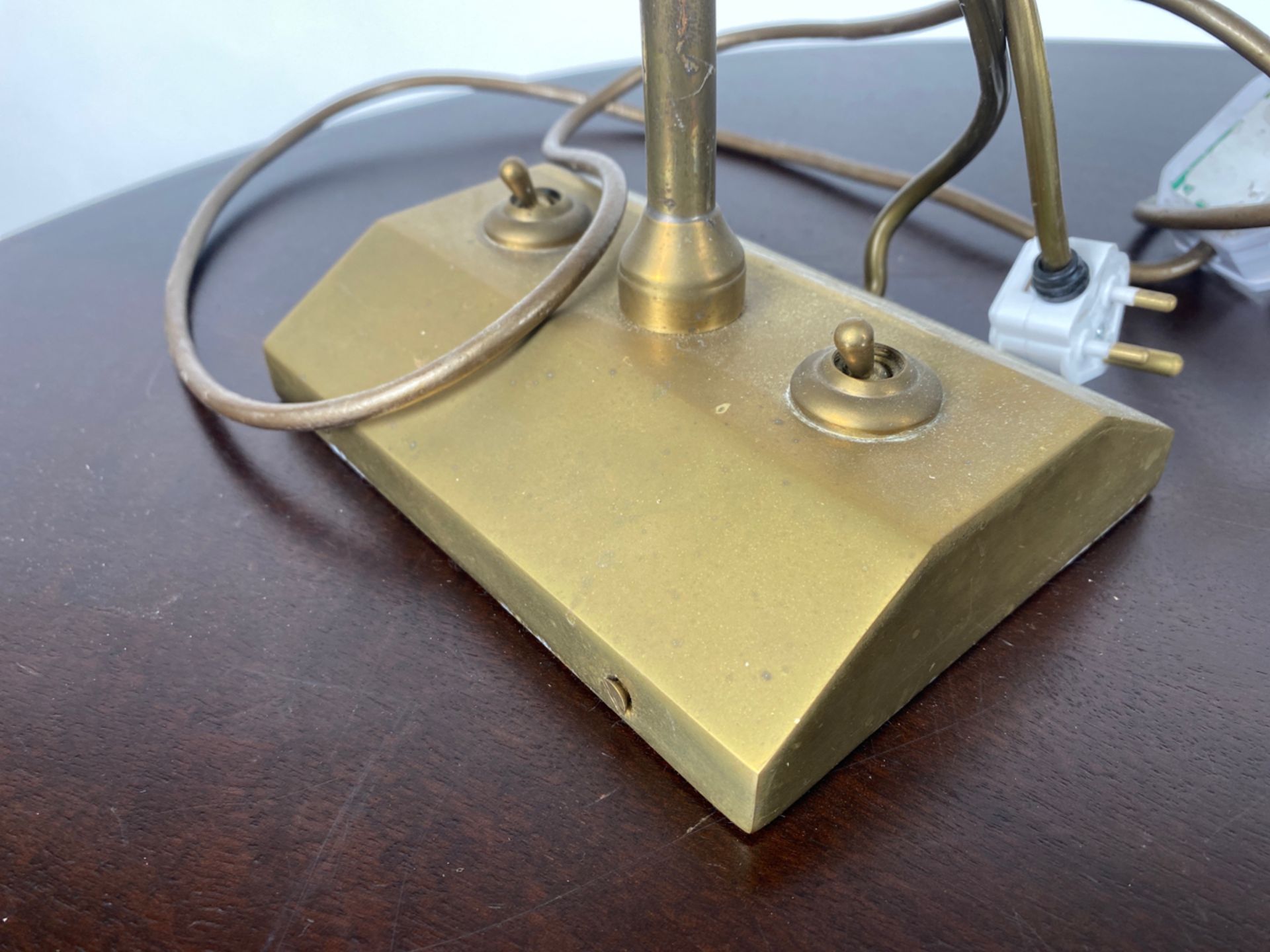 Pair of Brass Reading Lamps - Image 4 of 5