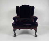 Mid-Century Upholstered Armchair