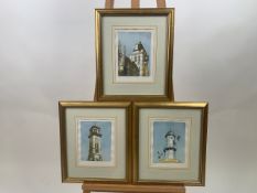Set of 3 Watercolour Prints by Patrik Smith