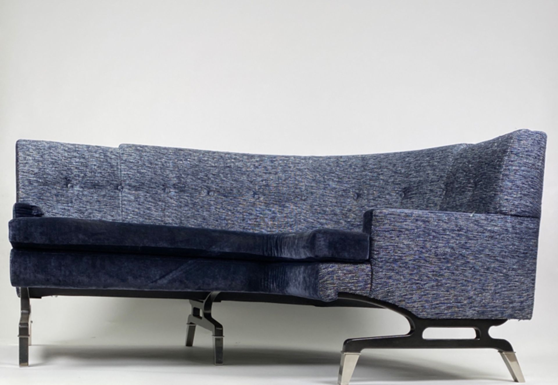 Bespoke Ben Whistler Sofa Made for The Berkeley Blue Bar - Image 8 of 11