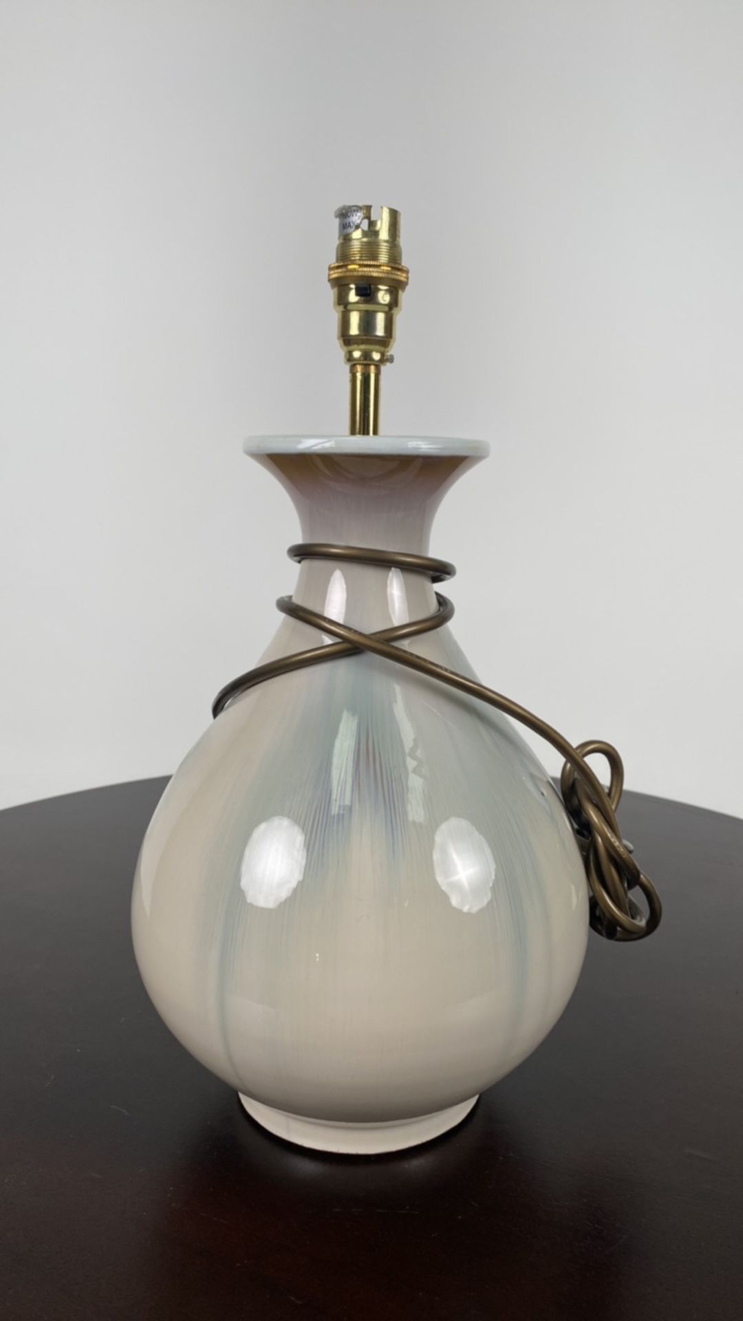 Mixed Set of Ceramic Vase Table Lamps - Bild 3 aus 6