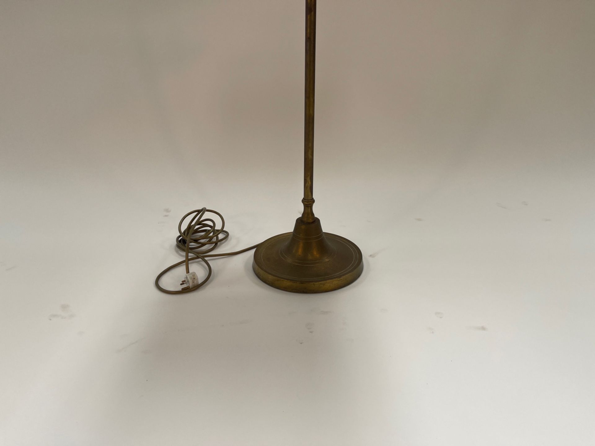Brass Floor and Table Lamp - Image 4 of 4