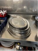 Stainless Steel Oval Serving/ Buffet Trays