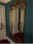 Rectangular Gold Frame Mirror
