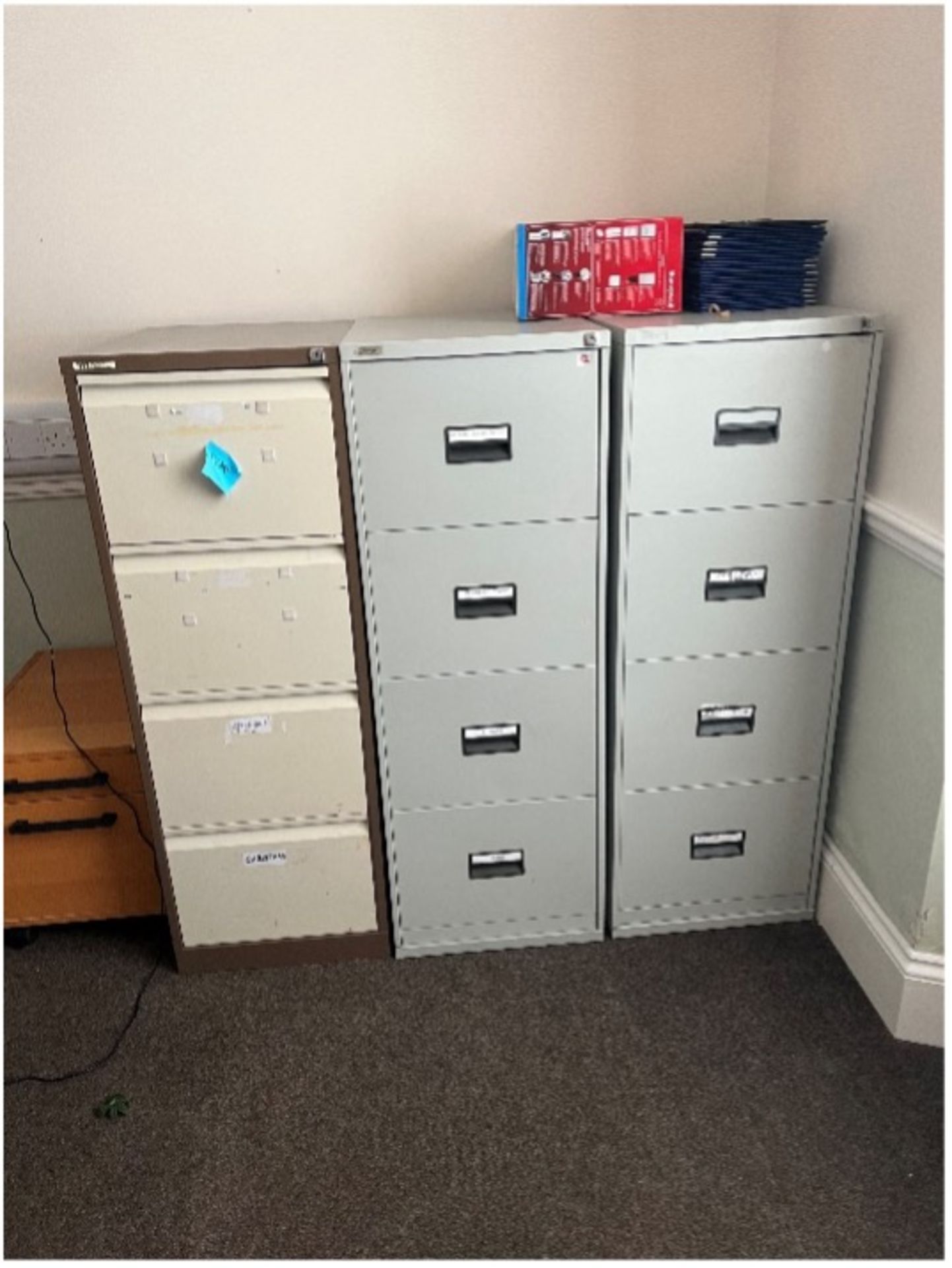 4 Drawer Stainless Steel Filing Cabinet