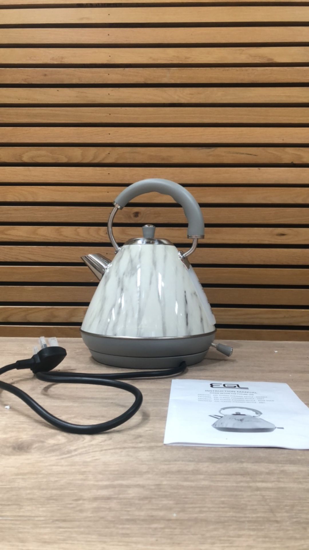 EGL CLASSIC PYRAMID KETTLE - MARBLE - Image 2 of 2