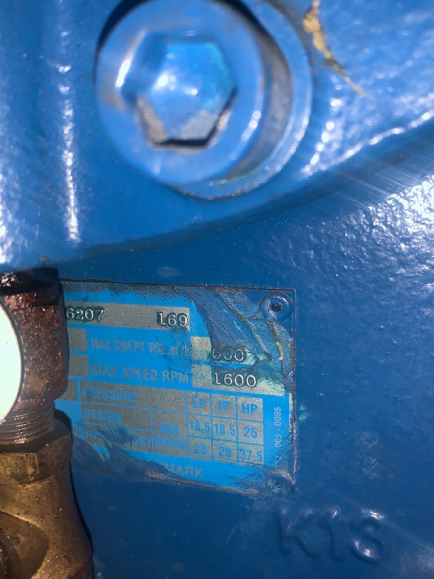 1995 Gram HC 8100 Piston Compressor - Image 11 of 14