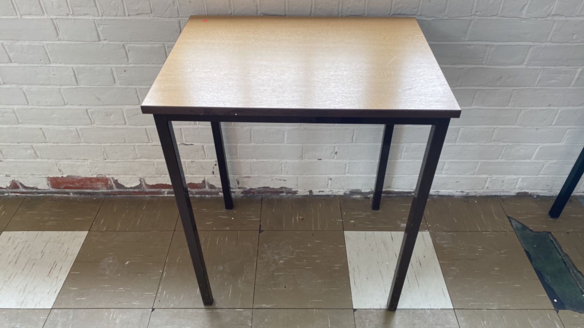 Set of 5 Brown Metal Framed Exam Tables (Brown Edge) - Image 2 of 4
