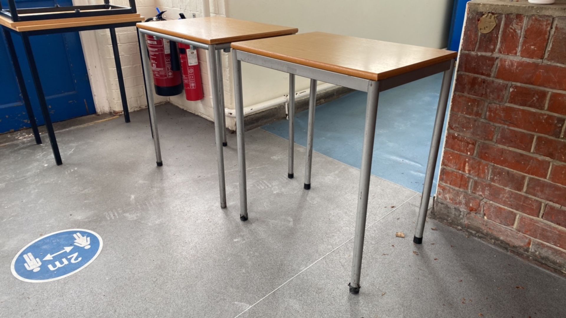 Set of 4 Silver Framed Exam Tables - Image 3 of 6