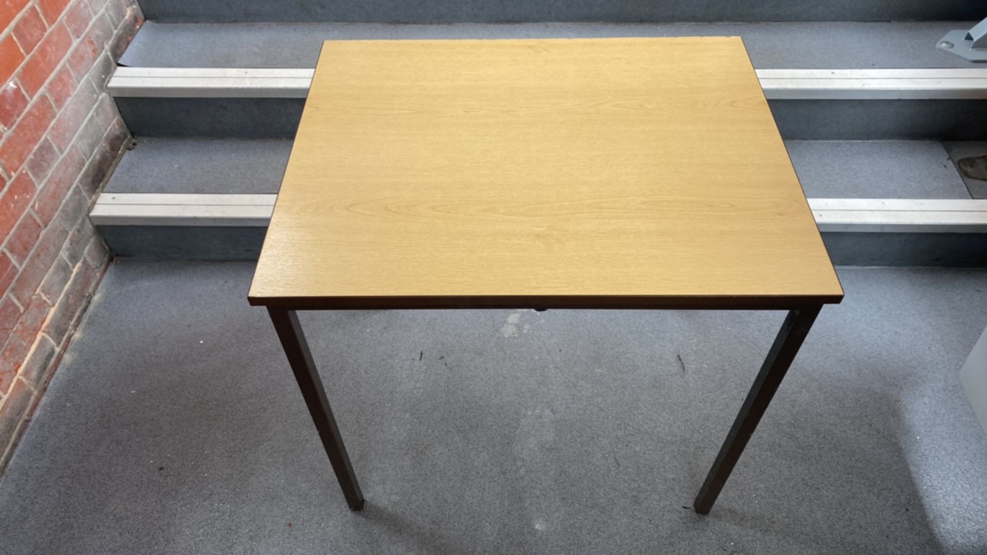 Set of 5 Brown Metal Framed Exam Tables (Brown Edge) - Image 3 of 5