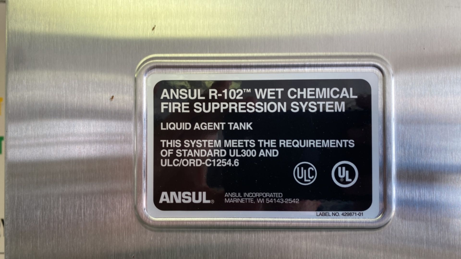 Ansul Fire Suppression System - Image 3 of 6