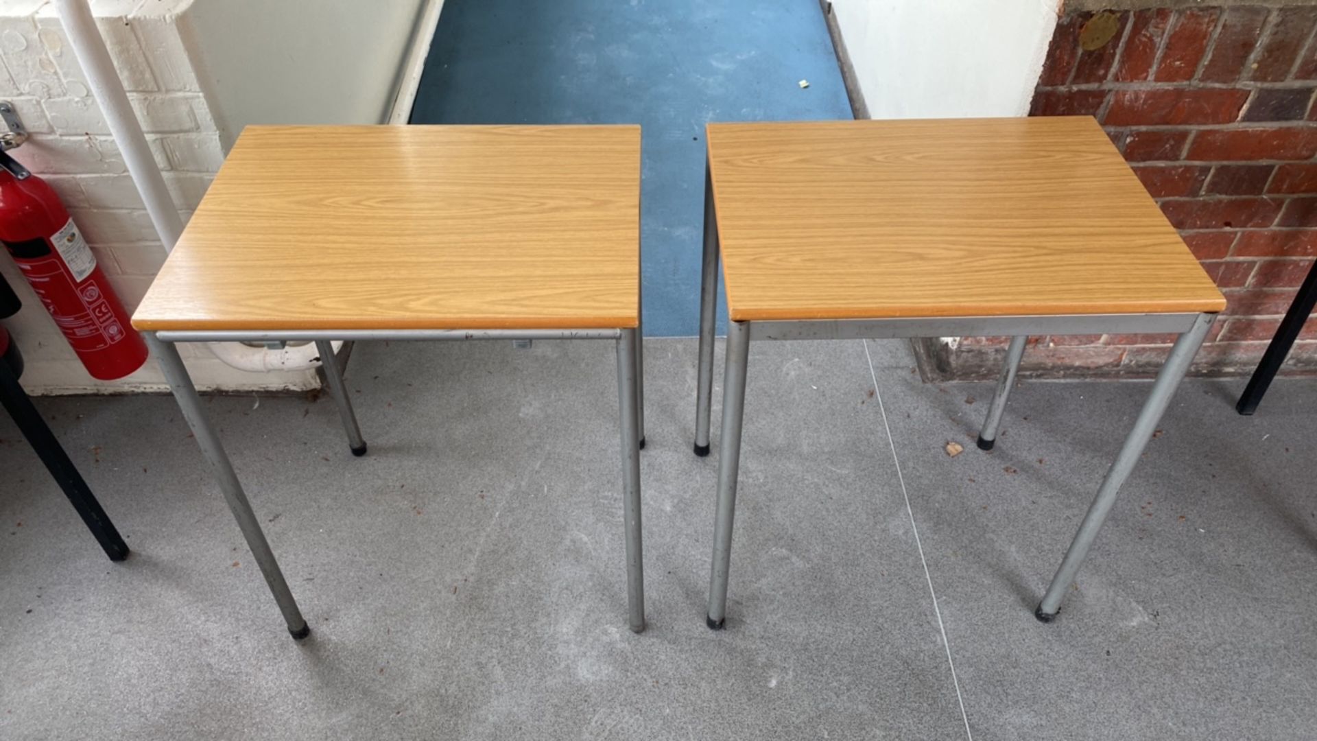 Set of 4 Silver Framed Exam Tables - Image 2 of 6