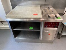 Charvet Twin Fryer Cooking Unit with Marble Top