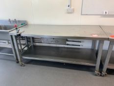 Prep Bench - Stainless Steel with Drawer