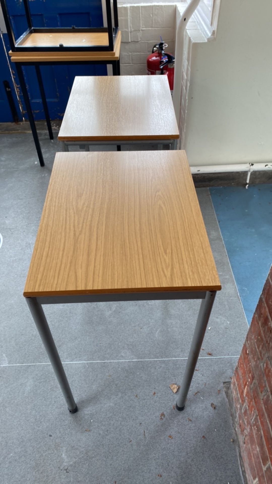 Set of 4 Silver Framed Exam Tables - Image 4 of 6