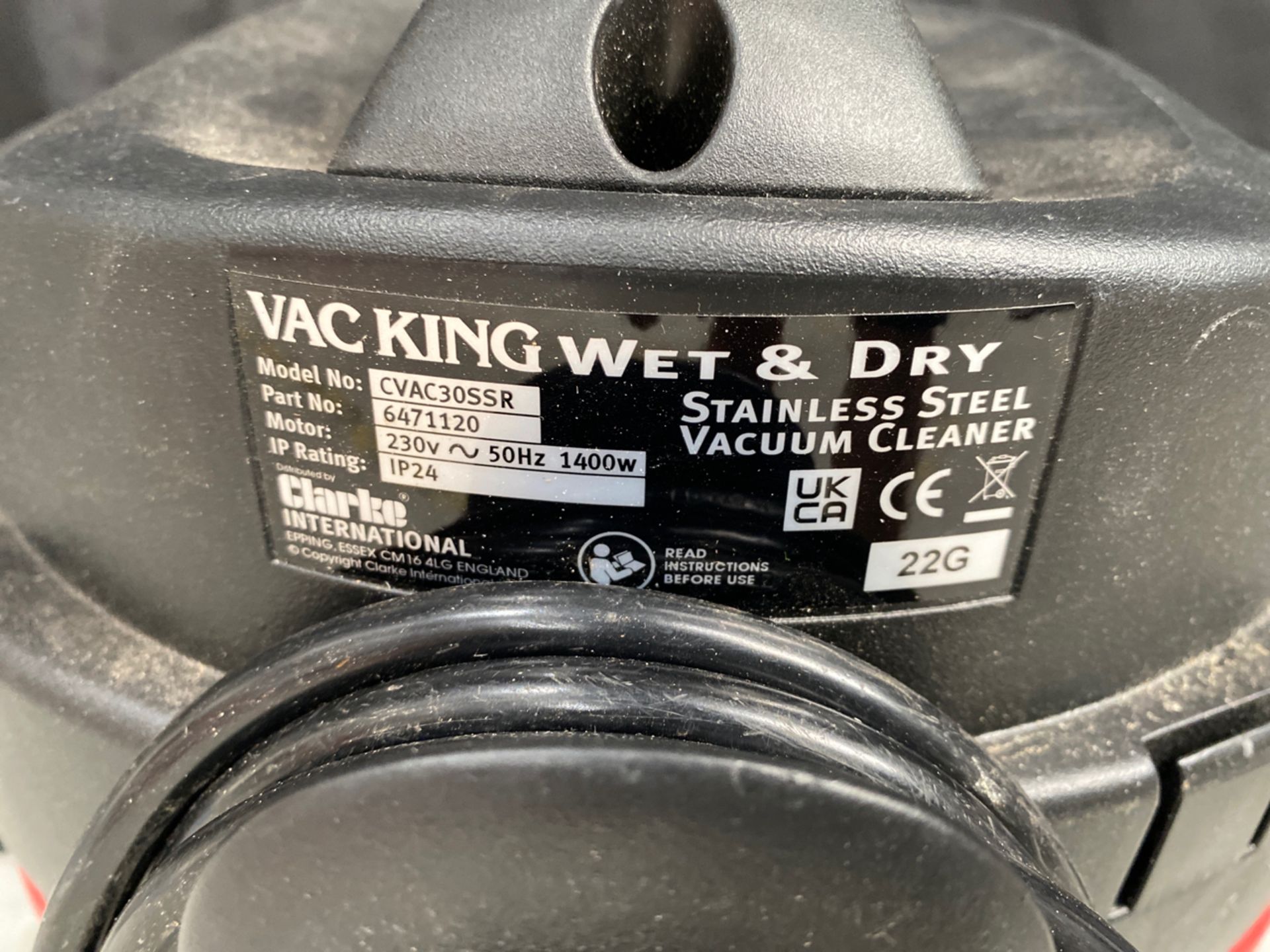 Vac King Wet and Dry Vacuum Cleaner - No Reserve - Image 4 of 4