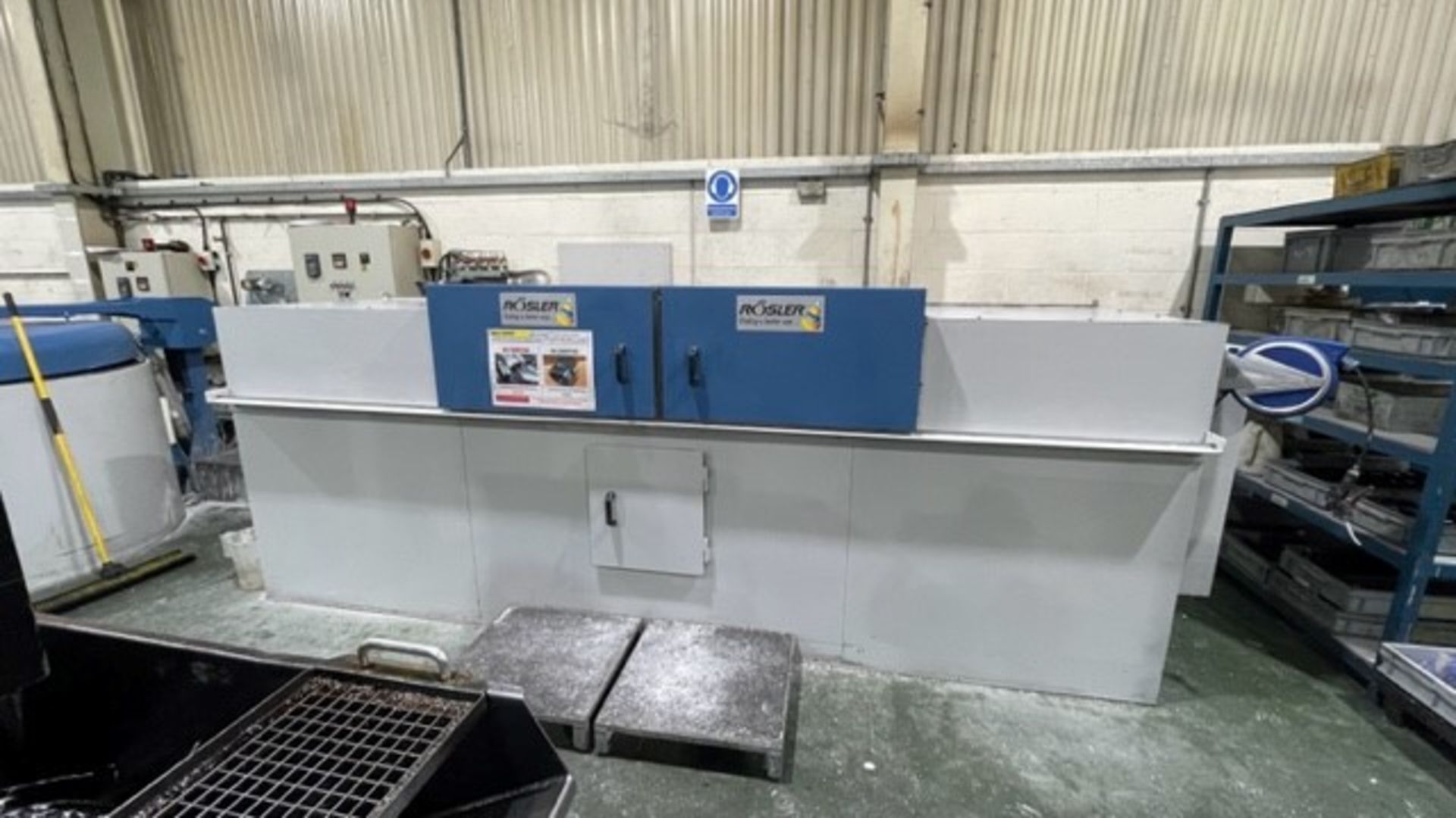 Rosler Vibratory Polisher trough