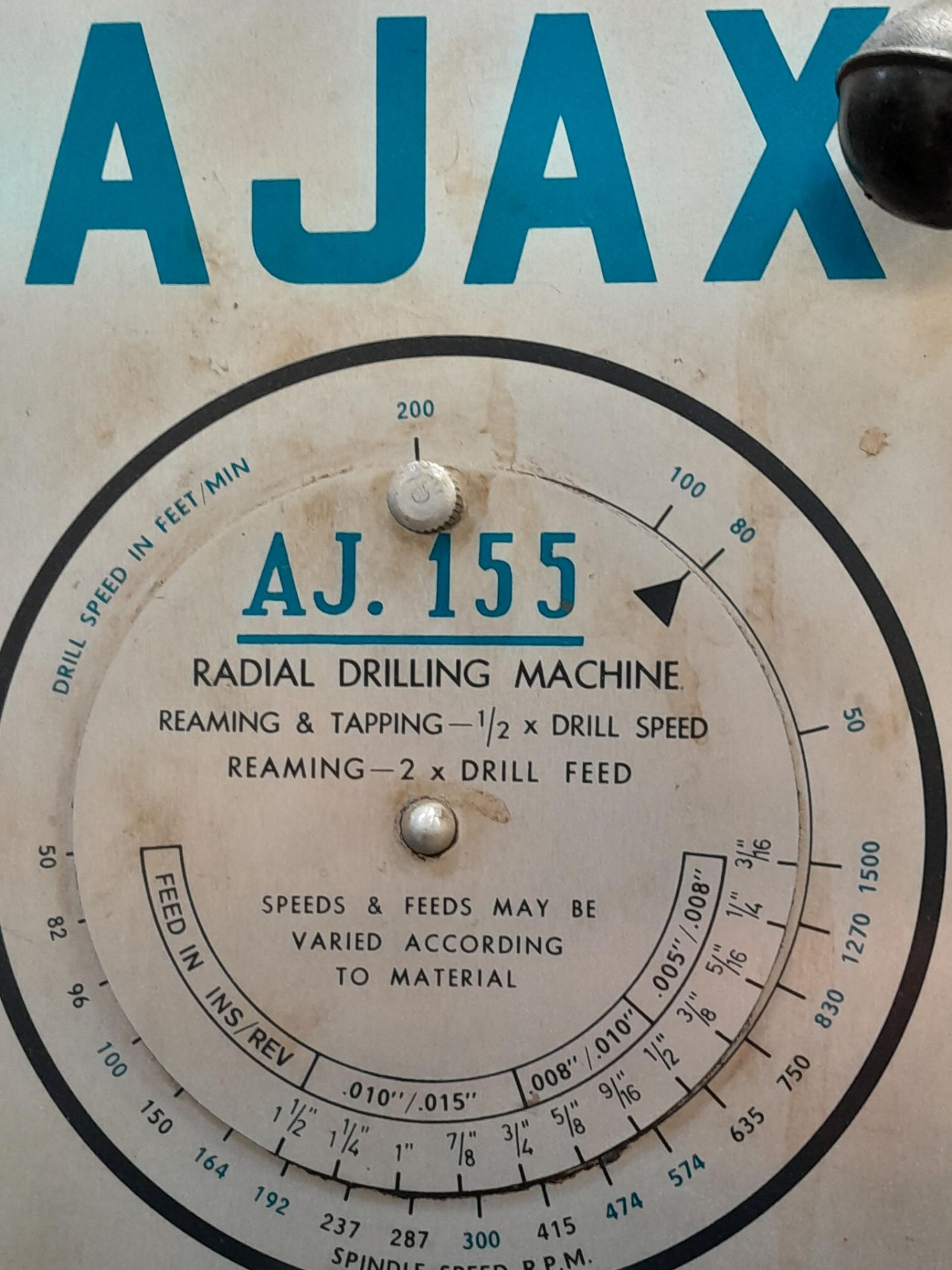 AJAX AJ155 Radial Drilling Machine - Image 6 of 22