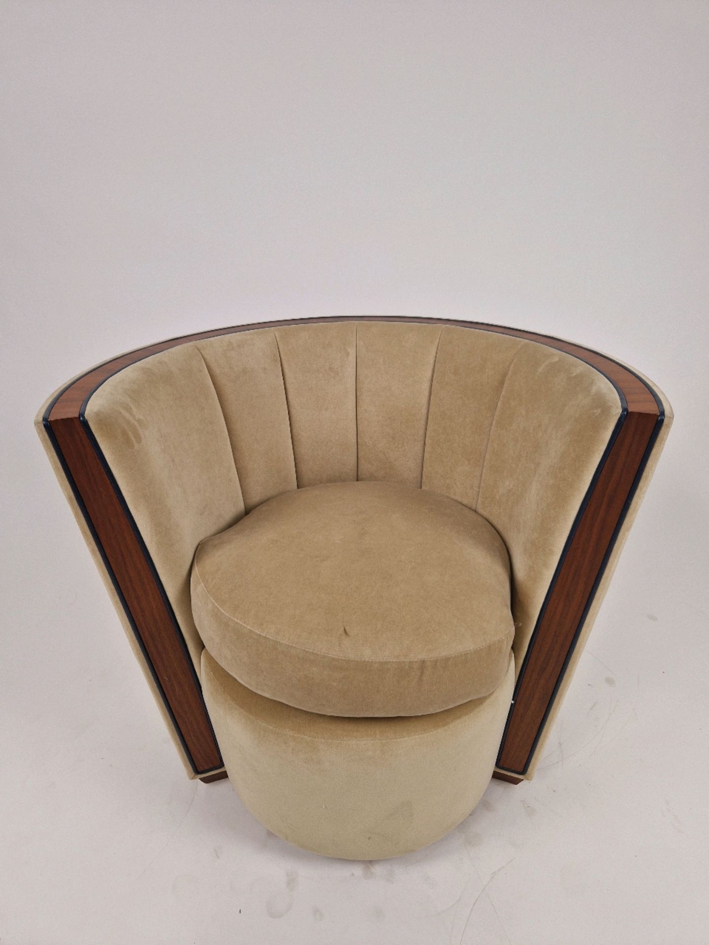 Bespoke David Linley Tub Chair Made for Claridge's Suites