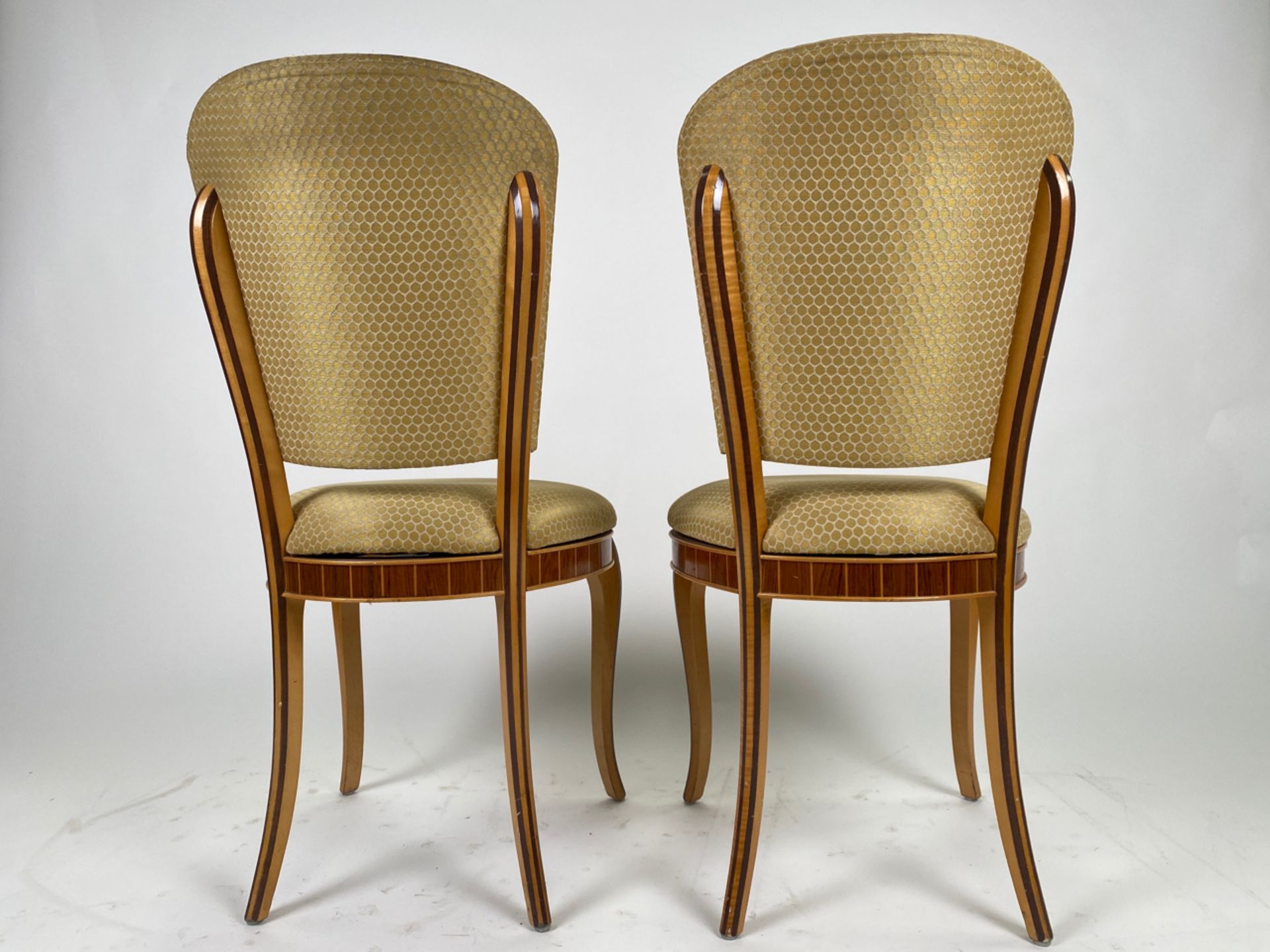 Pair of Espelette Honeycomb Dining Chairs - Bild 4 aus 4