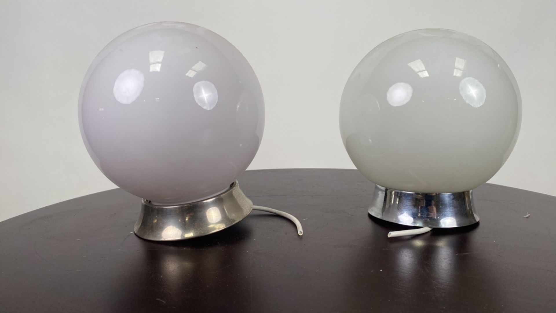 Mixed Set of Nickel Bulb Lights - Image 5 of 5