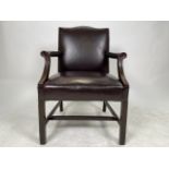 Leather Study Chair