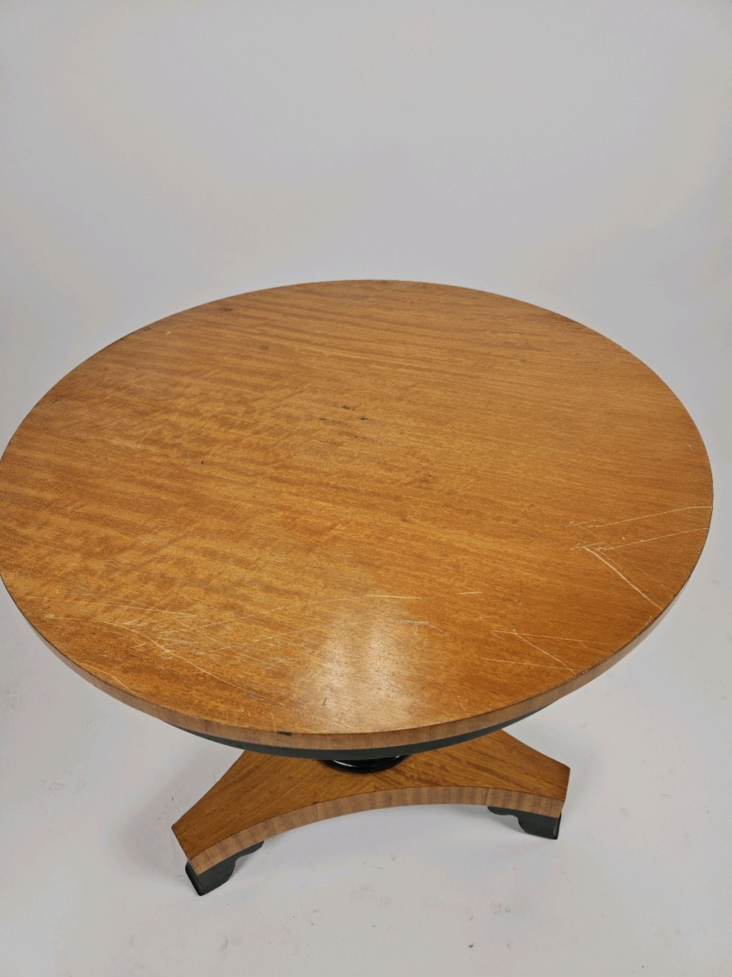 Dennis & Leen Biedermeier Style Parcel Ebonized Centre Table - Bild 2 aus 4