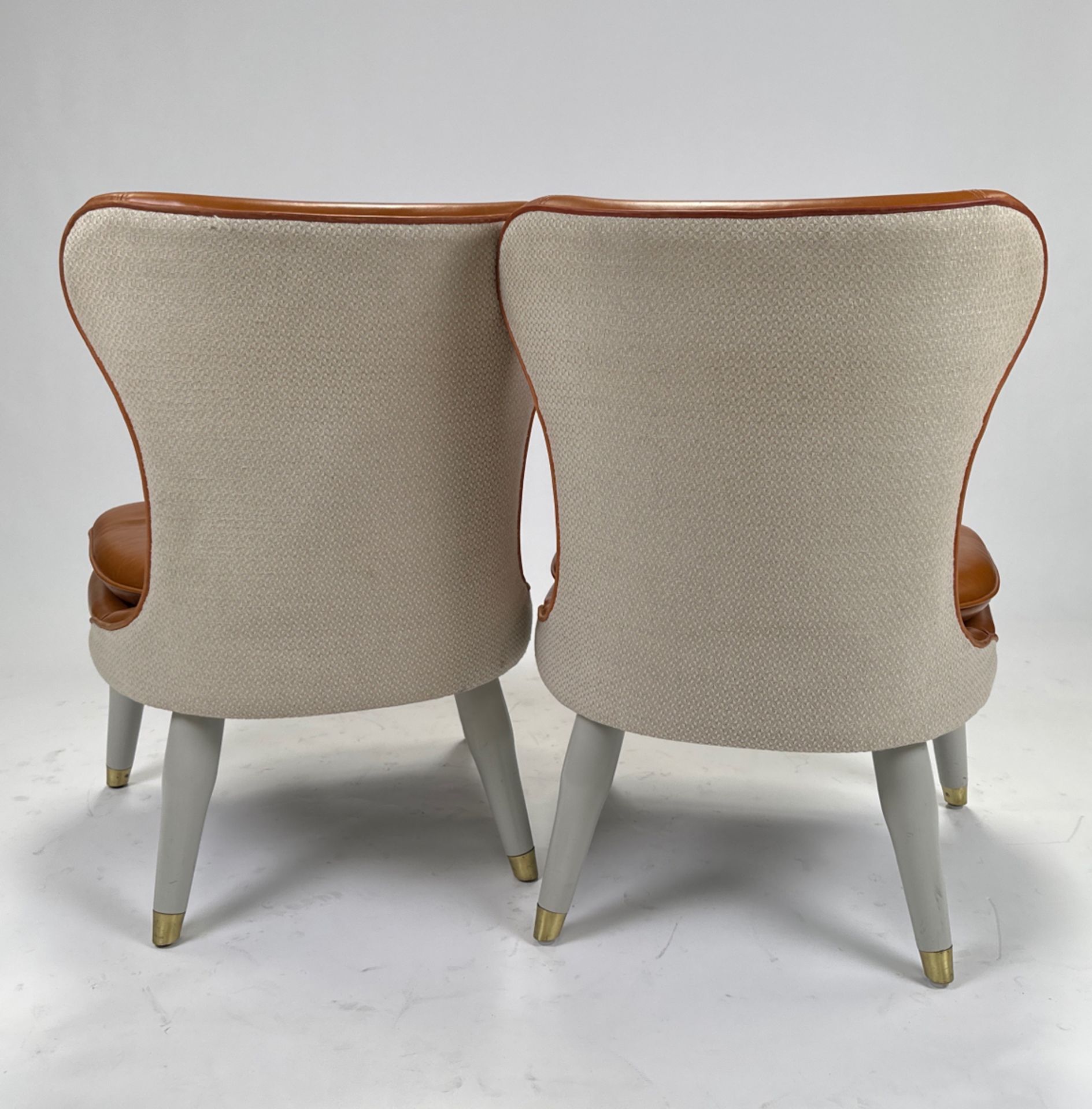 Pair of Ben Whistler Chairs Commissioned by Robert Angell Designed for The Berkeley - Image 3 of 5