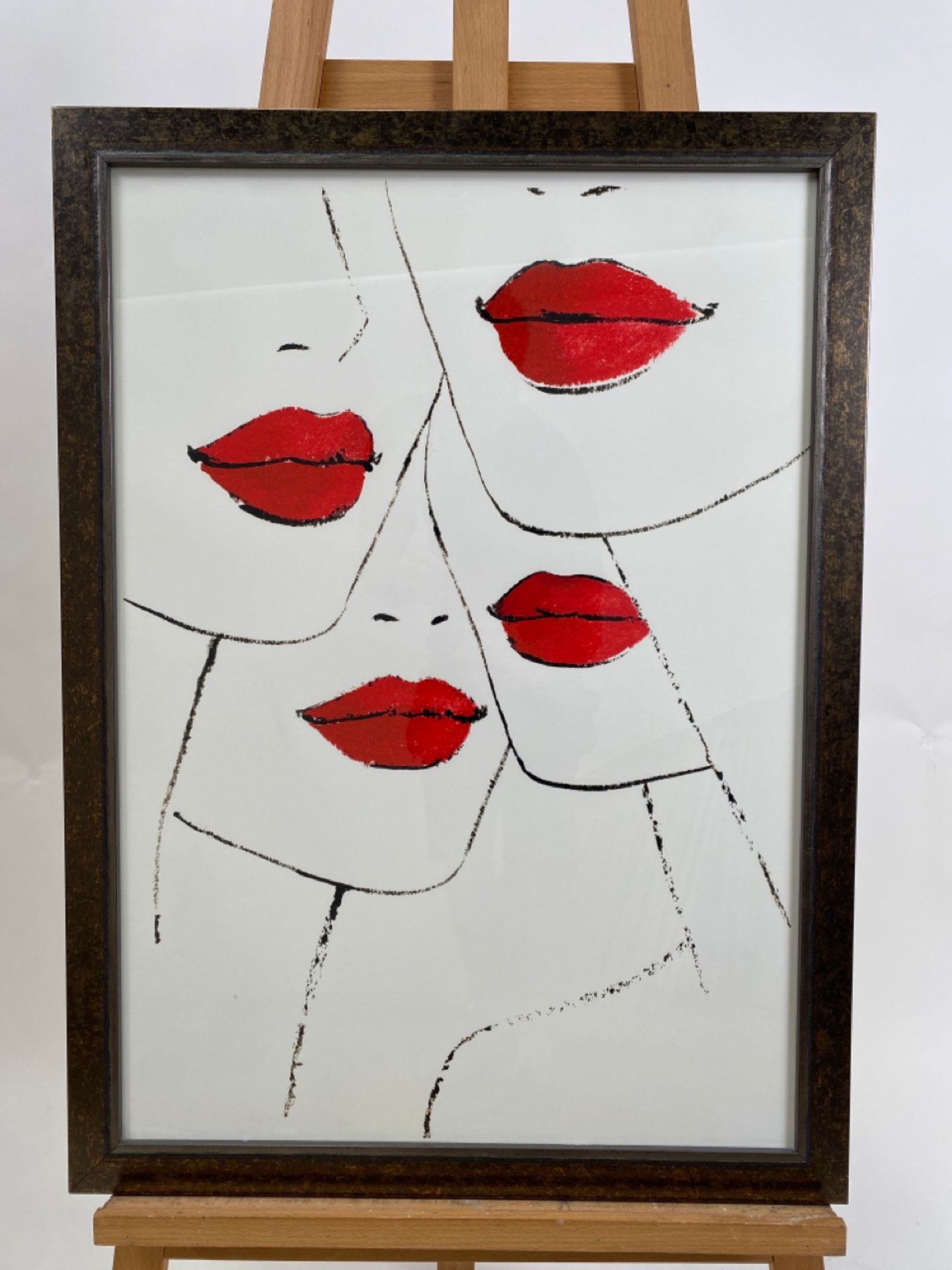 Andy Warhol Lips Print - Image 4 of 6