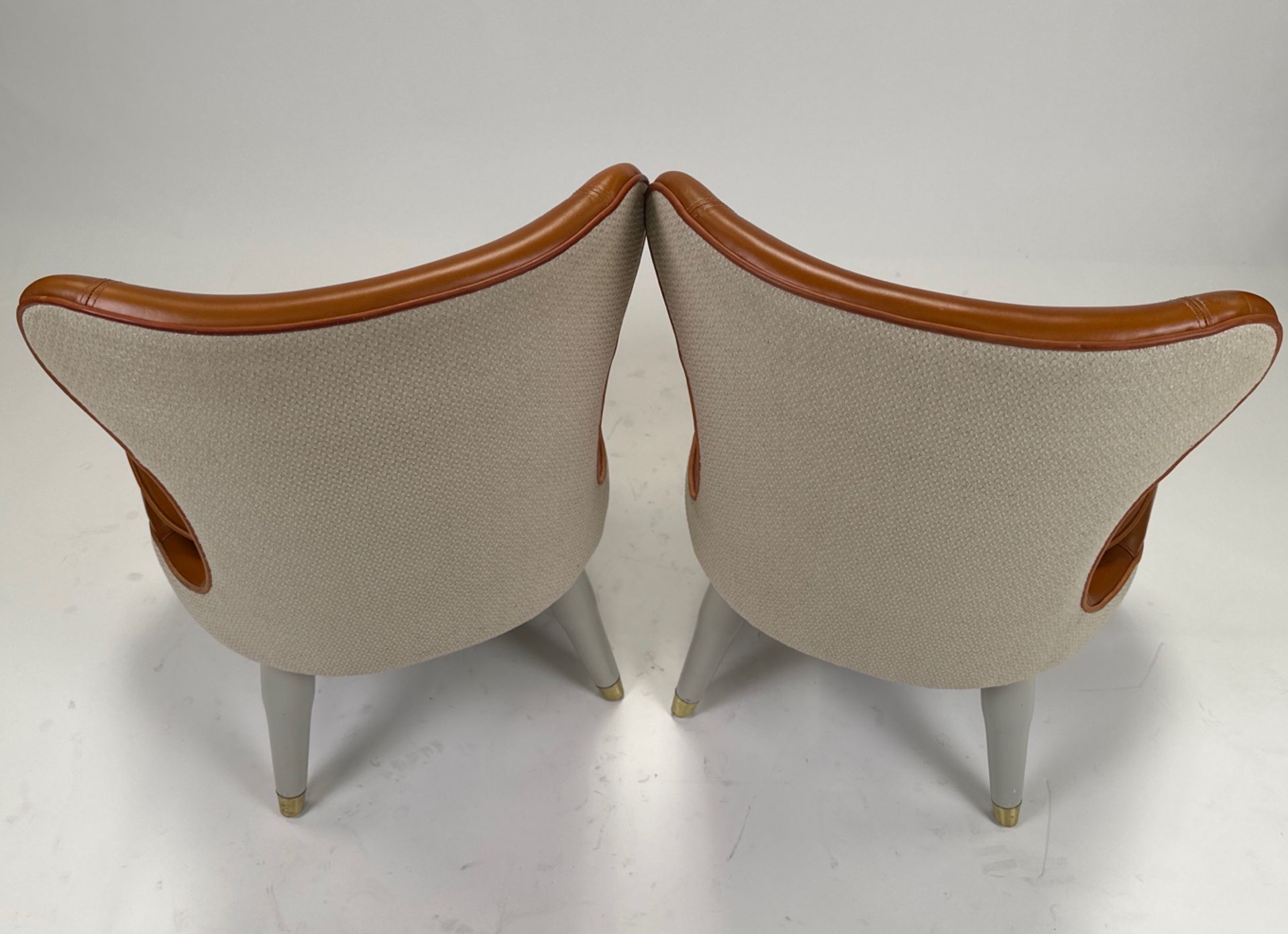 Pair of Ben Whistler Chairs Commissioned by Robert Angell Designed for The Berkeley - Image 4 of 4