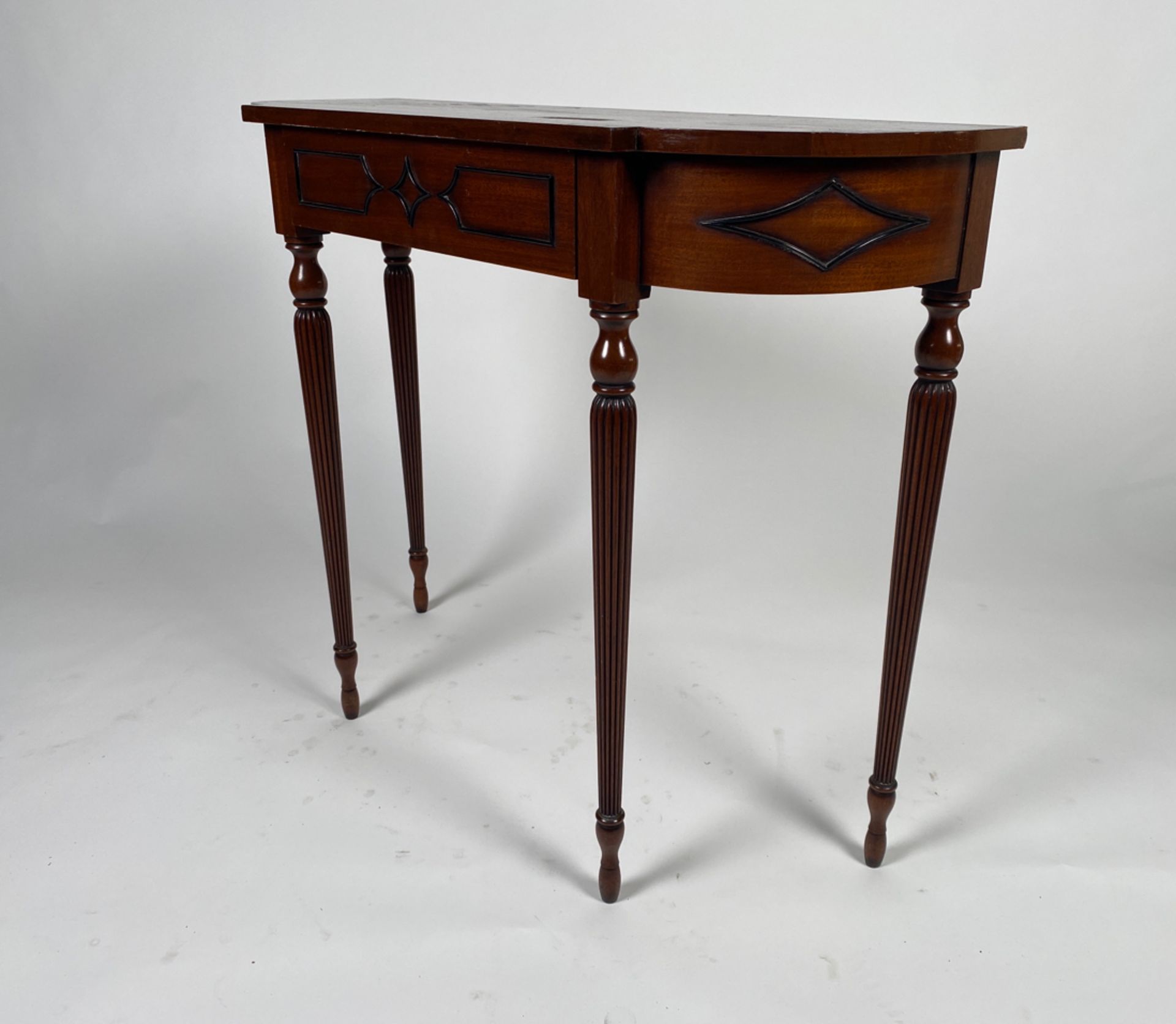 Antique Mahogany Console Table - Image 4 of 4