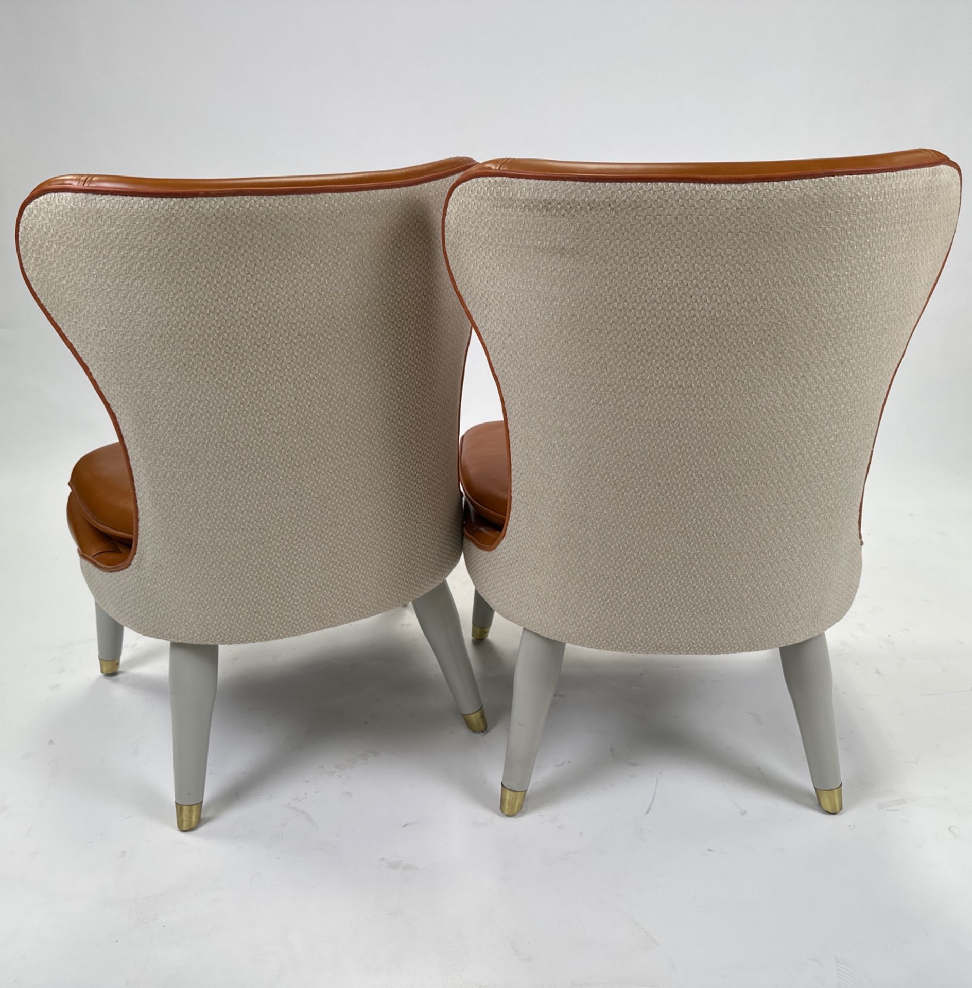 Pair of Ben Whistler Chairs Commissioned by Robert Angell Designed for The Berkeley - Image 3 of 5