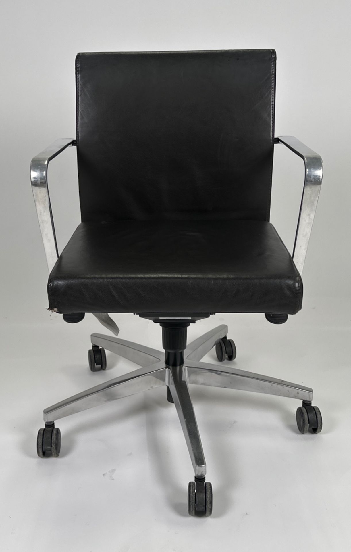 Keilhauer Adjustable Leather Office Chair - Image 2 of 3