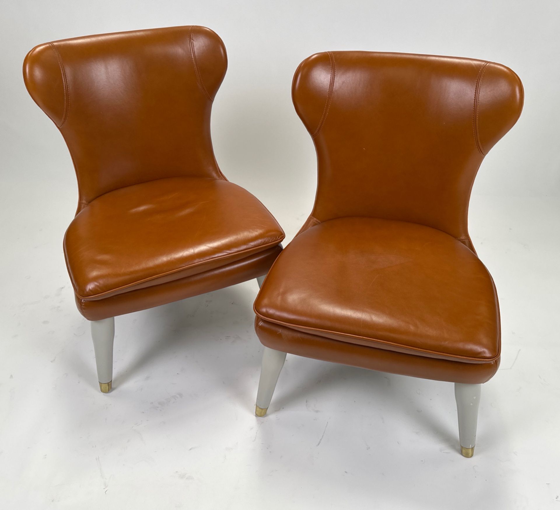 Pair of Ben Whistler Chairs Commissioned by Robert Angell Designed for The Berkeley - Image 2 of 4