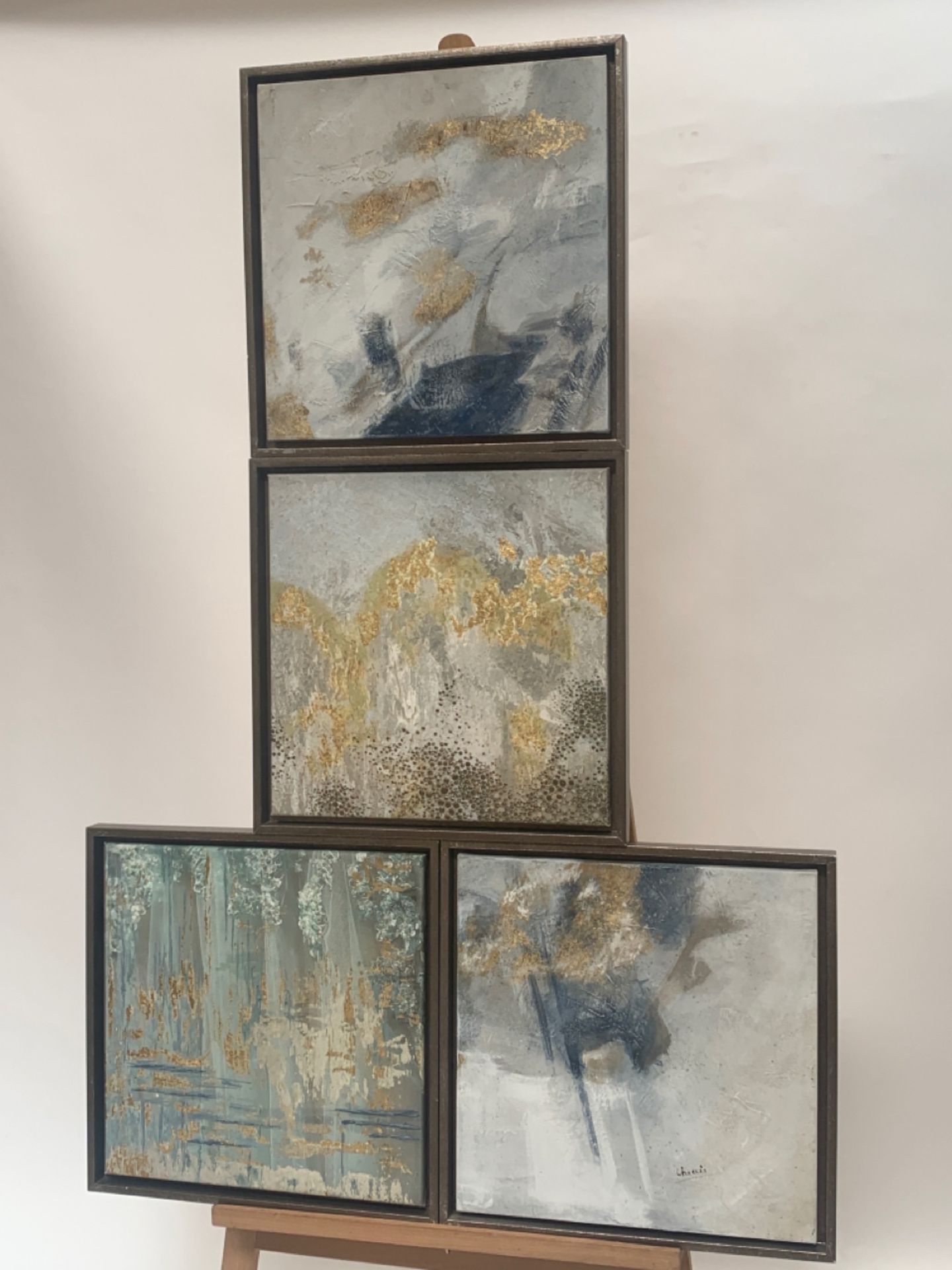 Set of 4 Matching Abstract Artwork