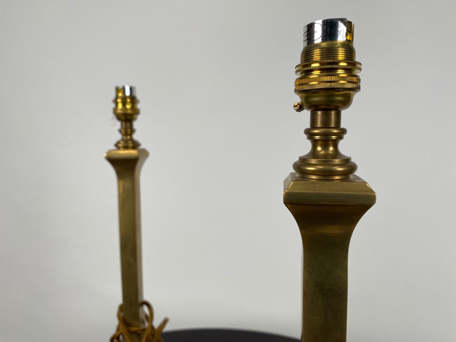Pair of SW Brass Table Lamps - Image 4 of 5