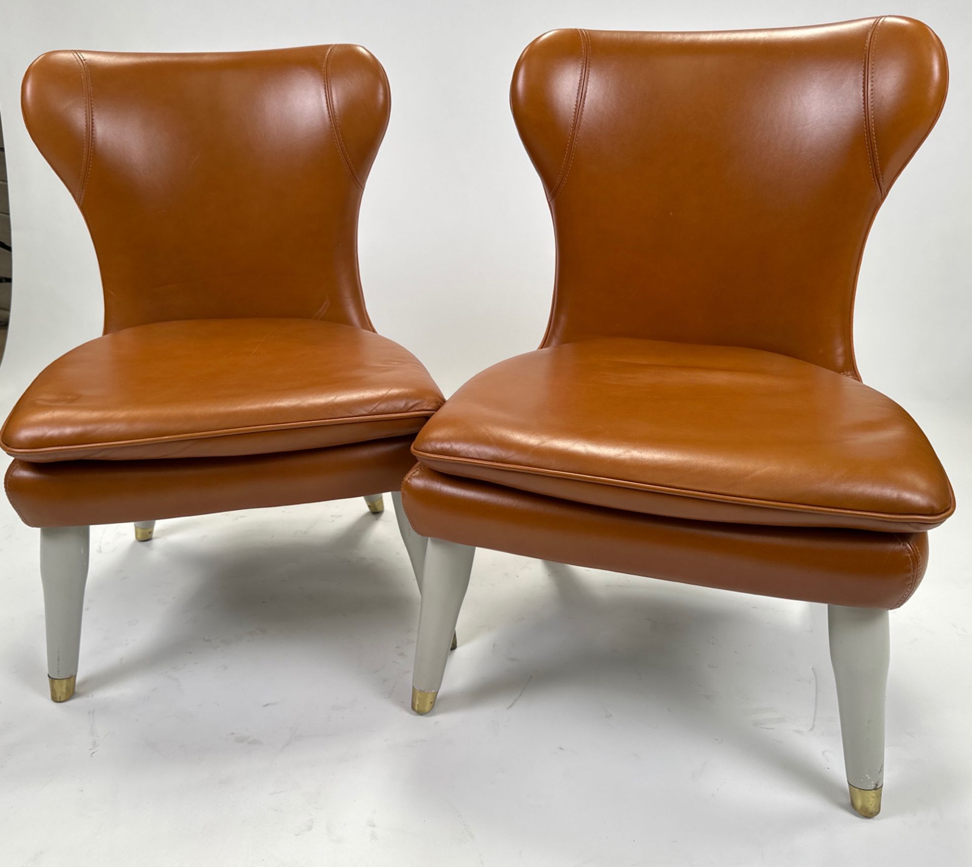 Pair of Ben Whistler Chairs Commissioned by Robert Angell Designed for The Berkeley - Image 2 of 5
