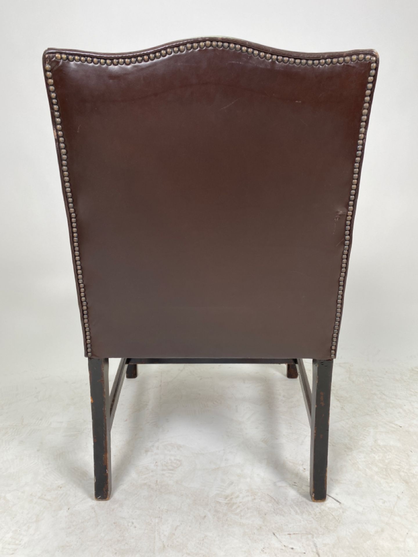 Leather Study Chair - Image 3 of 4