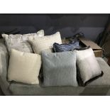 Assortment of scatter cushions