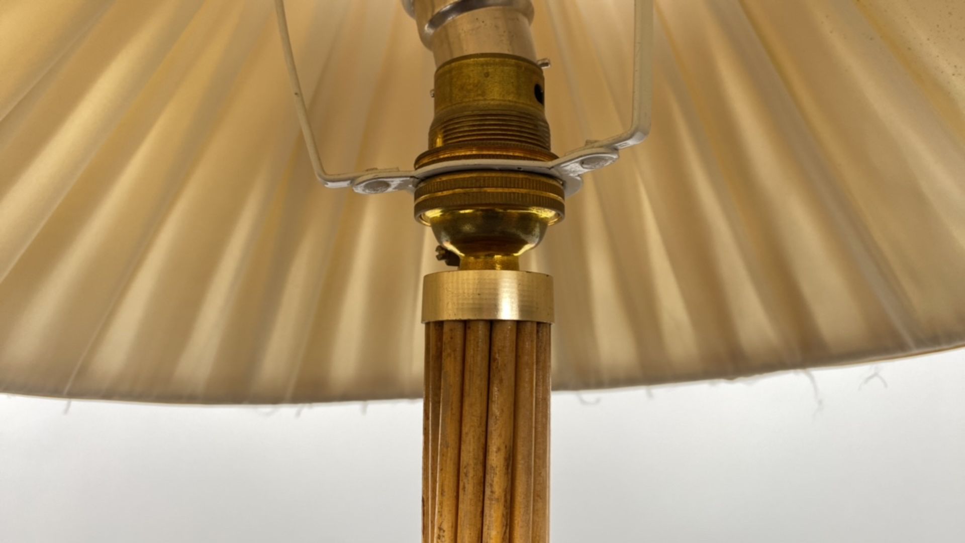 Pair of Bamboo Stem Table Lamps - Image 4 of 4