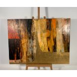 Large Abstract Artwork on Canvas