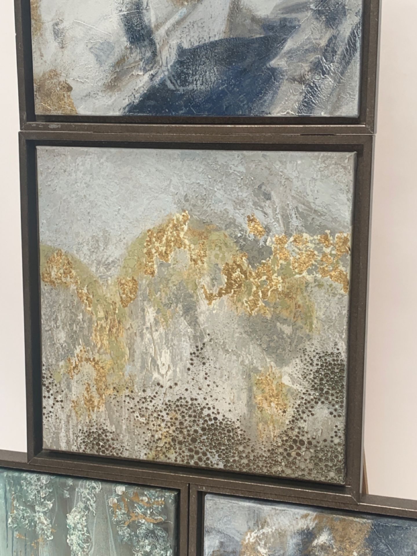 Set of 4 Matching Abstract Artwork - Image 3 of 6